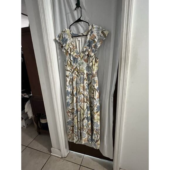 LC Lauren Conrad Dresses & Skirts - Lauren Conrad Multicolor Floral Midi Dress Sz S